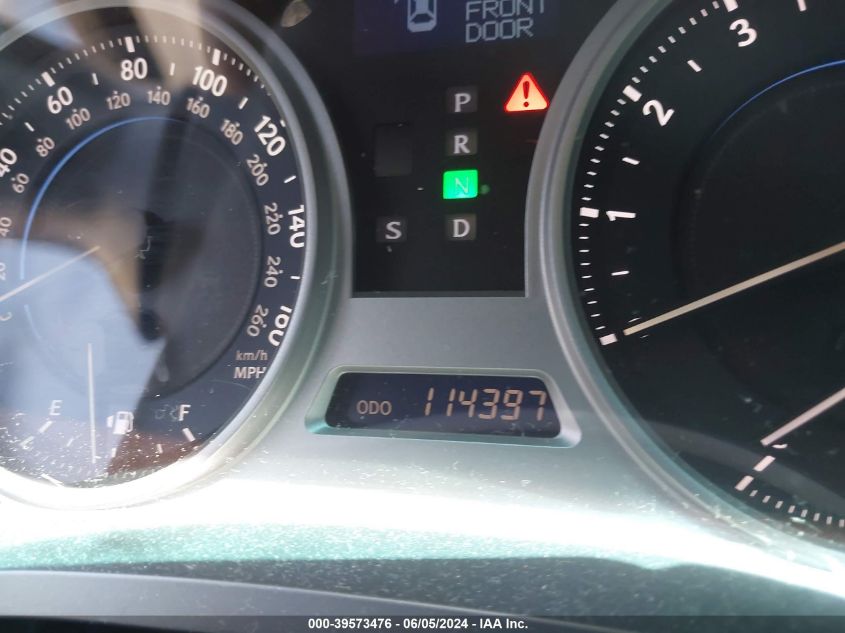 2010 Lexus Is 250 VIN: JTHBF5C20A5127335 Lot: 39573476