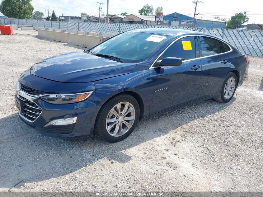2022 CHEVROLET MALIBU 1.5L I-4 DI, DOHC, V(VIN: 1G1ZD5ST7NF120472
