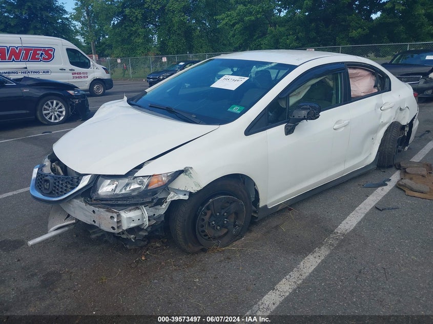 2013 Honda Civic Lx VIN: 19XFB2F53DE237176 Lot: 39573497