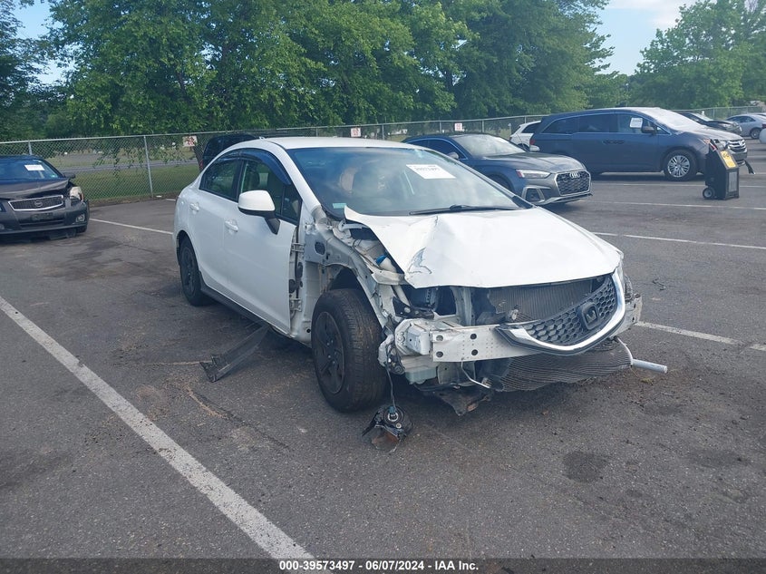 2013 Honda Civic Lx VIN: 19XFB2F53DE237176 Lot: 39573497