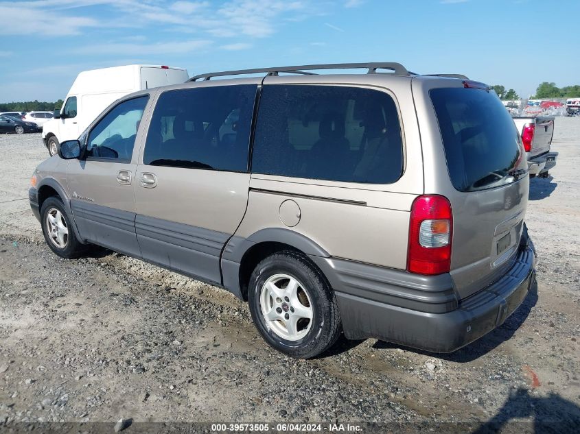 2002 Pontiac Montana M16 W/1Sa Pkg. VIN: 1GMDX03E92D305007 Lot: 39573505