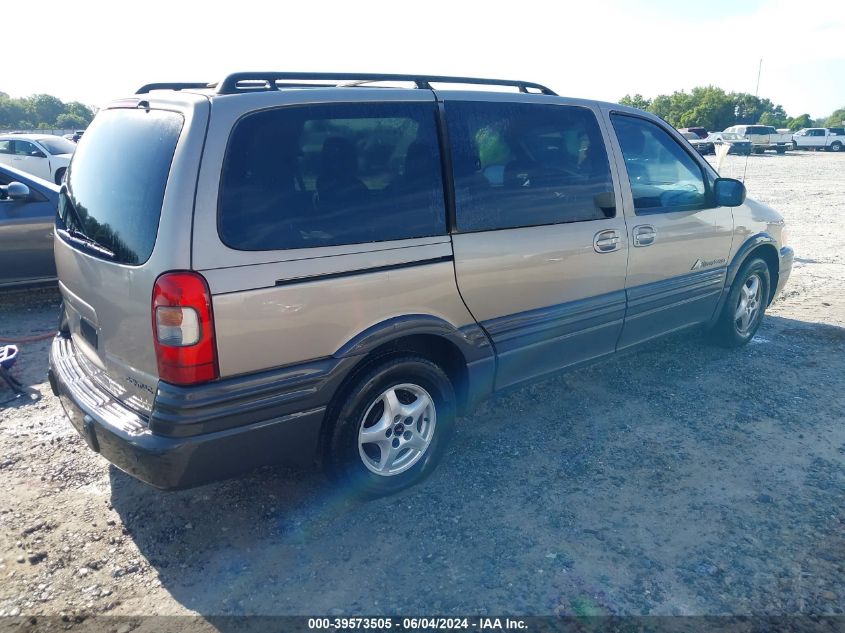 2002 Pontiac Montana M16 W/1Sa Pkg. VIN: 1GMDX03E92D305007 Lot: 39573505