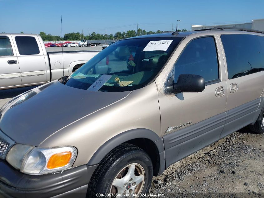 2002 Pontiac Montana M16 W/1Sa Pkg. VIN: 1GMDX03E92D305007 Lot: 39573505