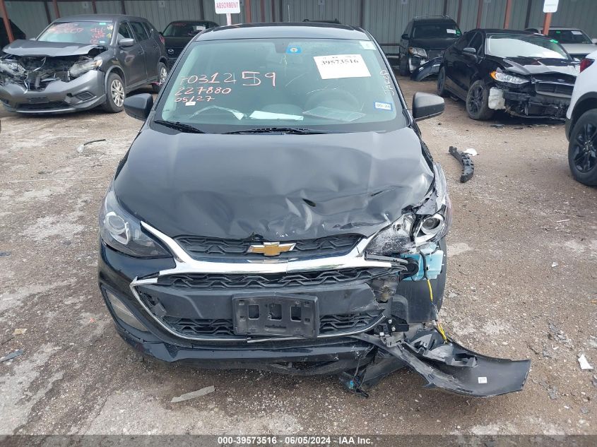 2021 Chevrolet Spark Fwd Ls Automatic VIN: KL8CB6SA9MC227880 Lot: 39573516
