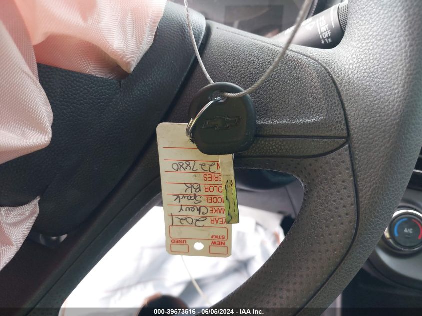 2021 Chevrolet Spark Fwd Ls Automatic VIN: KL8CB6SA9MC227880 Lot: 39573516