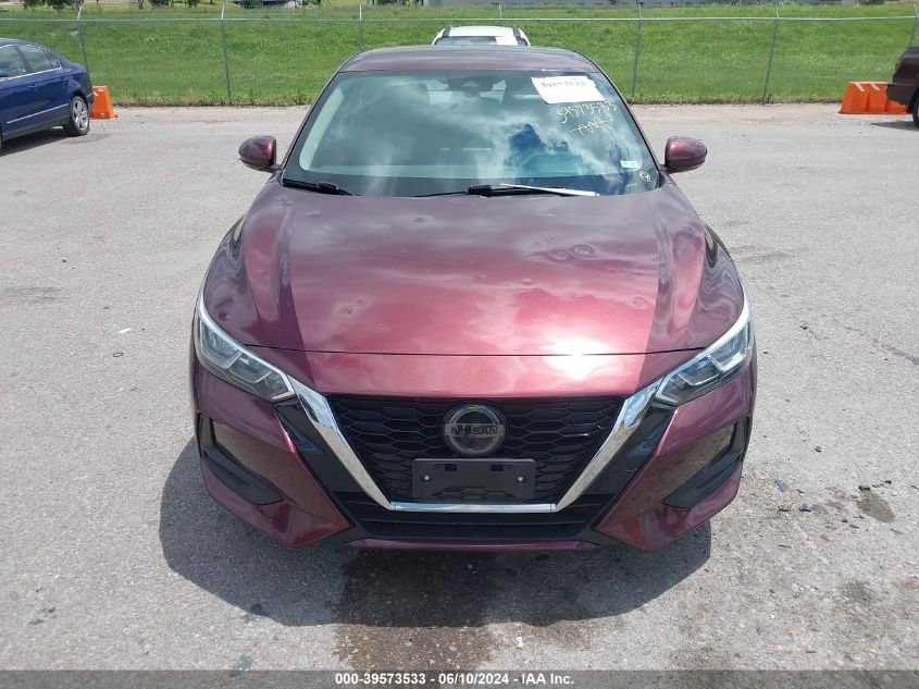 2020 Nissan Sentra Sv Xtronic Cvt VIN: 3N1AB8CV0LY283856 Lot: 39573533