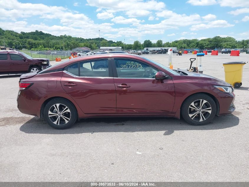2020 Nissan Sentra Sv Xtronic Cvt VIN: 3N1AB8CV0LY283856 Lot: 39573533