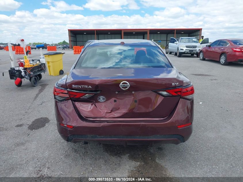2020 Nissan Sentra Sv Xtronic Cvt VIN: 3N1AB8CV0LY283856 Lot: 39573533
