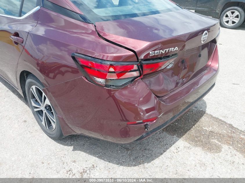 2020 Nissan Sentra Sv Xtronic Cvt VIN: 3N1AB8CV0LY283856 Lot: 39573533