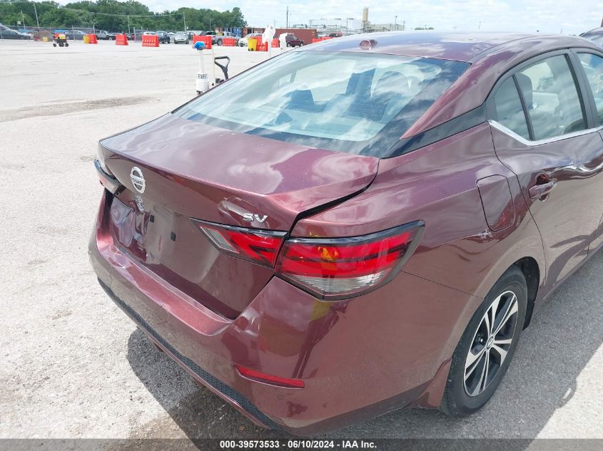 2020 Nissan Sentra Sv Xtronic Cvt VIN: 3N1AB8CV0LY283856 Lot: 39573533