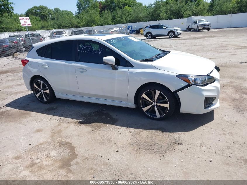 2018 Subaru Impreza 2.0I Sport VIN: 4S3GTAM60J3722773 Lot: 39573538