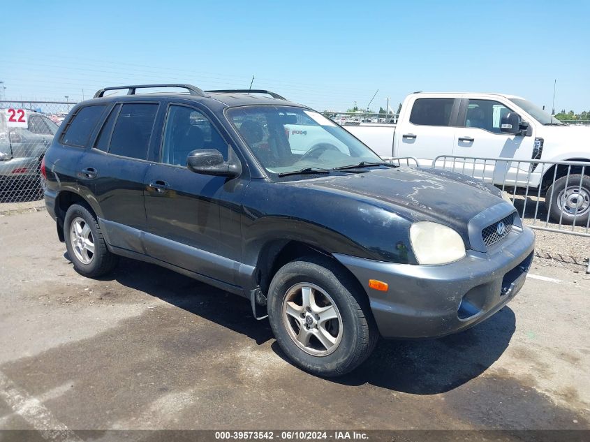 2002 Hyundai Santa Fe Gls/Lx VIN: KM8SC73D92U166709 Lot: 39573542