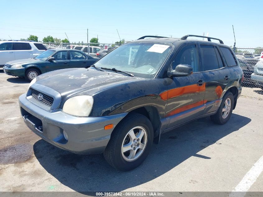 2002 Hyundai Santa Fe Gls/Lx VIN: KM8SC73D92U166709 Lot: 39573542