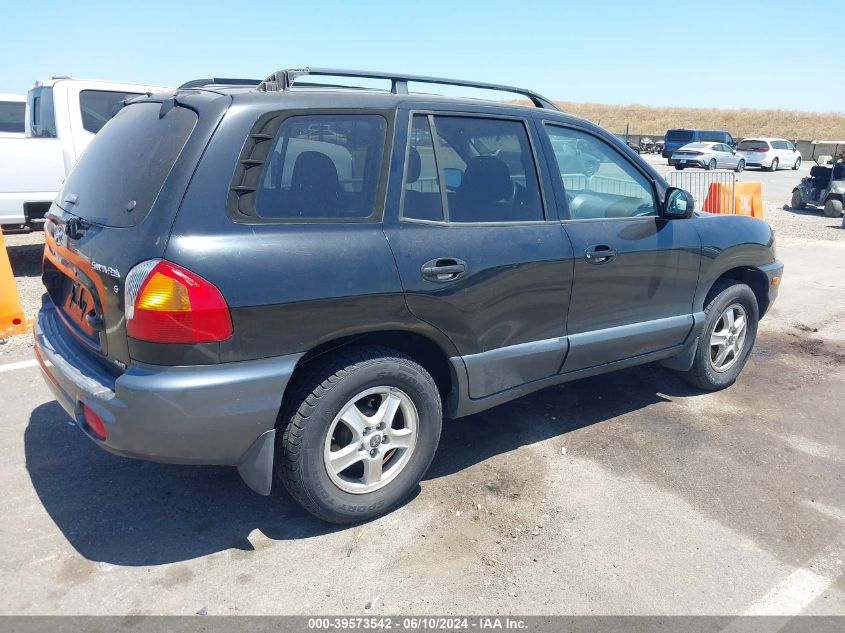 2002 Hyundai Santa Fe Gls/Lx VIN: KM8SC73D92U166709 Lot: 39573542