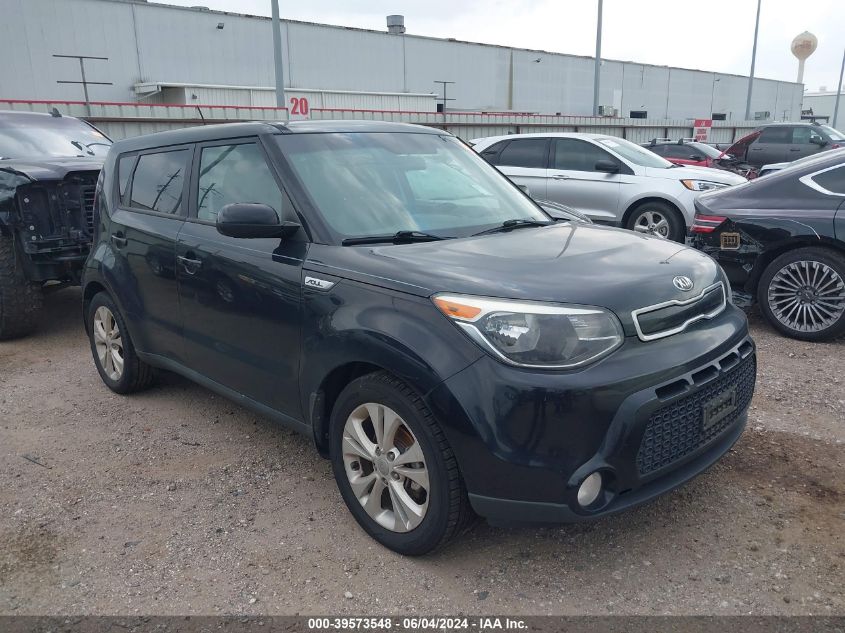 2016 Kia Soul + VIN: KNDJP3A5XG7306166 Lot: 39573548