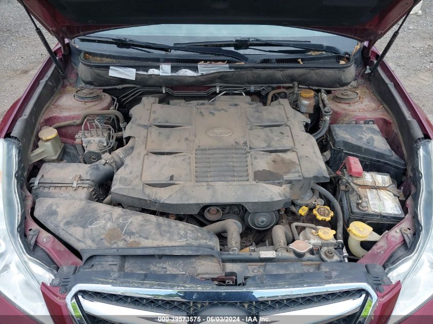 2012 Subaru Legacy 3.6R Limited VIN: 4S3BMDK65C2003054 Lot: 39573575