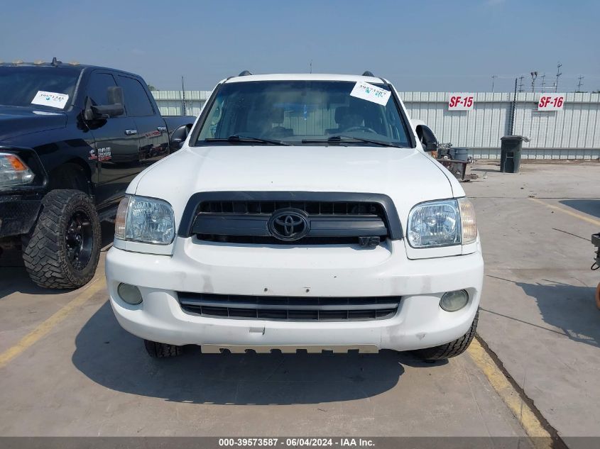 2006 Toyota Sequoia Sr5 V8 VIN: 5TDZT34A66S273422 Lot: 39573587