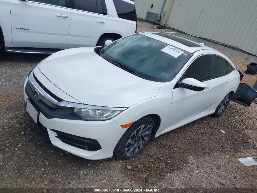 2018 Honda Civic Ex VIN: 19XFC2F70JE037320 Lot: 39573610