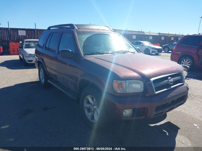 2004 Nissan Pathfinder Le/Se VIN: JN8DR09Y04W919245 Lot: 39573613