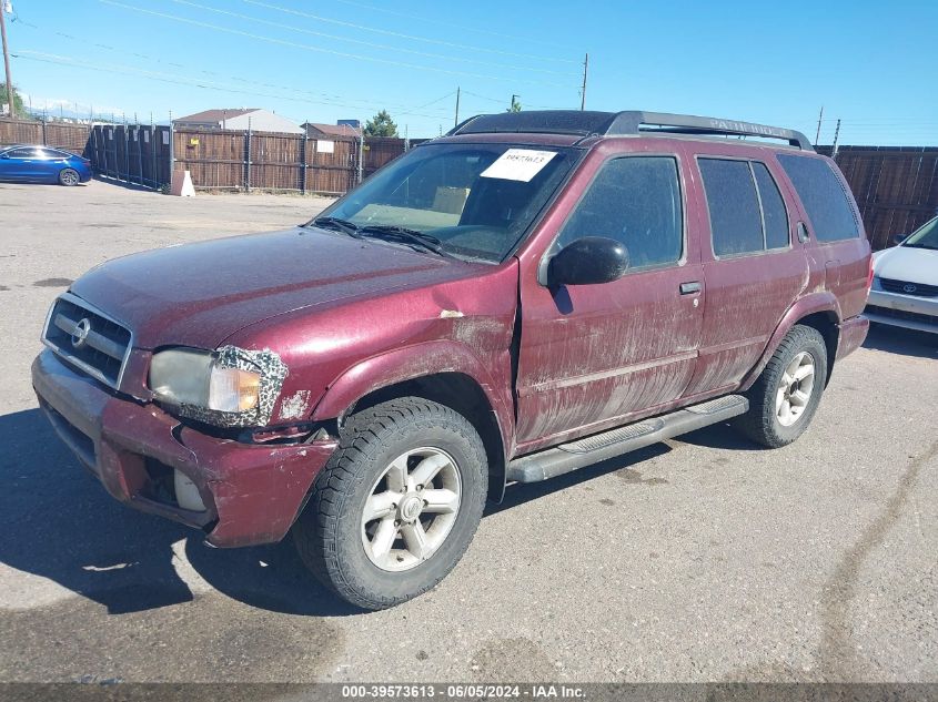 2004 Nissan Pathfinder Le/Se VIN: JN8DR09Y04W919245 Lot: 39573613