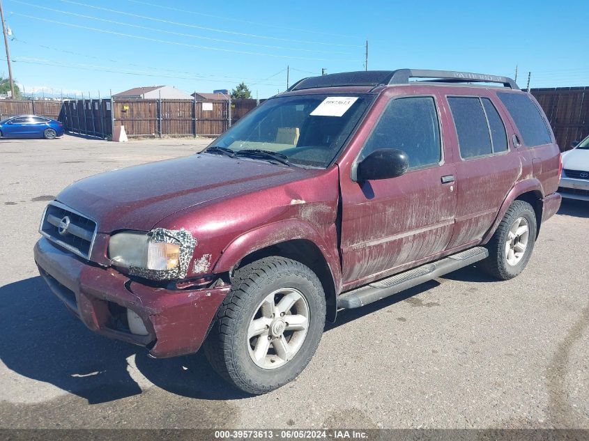 2004 Nissan Pathfinder Le/Se VIN: JN8DR09Y04W919245 Lot: 39573613