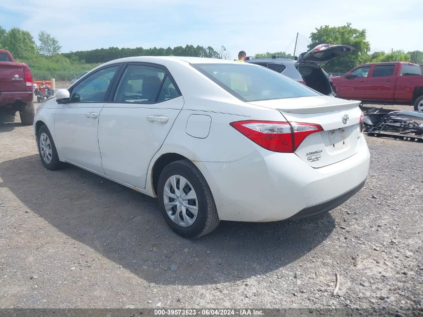 2016 Toyota Corolla Le Eco VIN: 5YFBPRHEXGP368615 Lot: 39573623