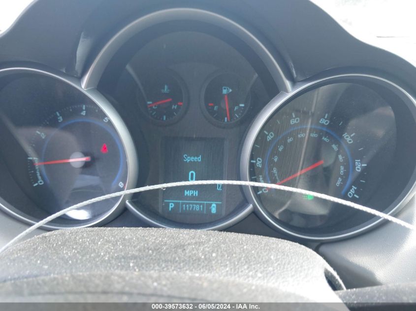 2011 Chevrolet Cruze 1Lt VIN: 1G1PF5S92B7171700 Lot: 39573632