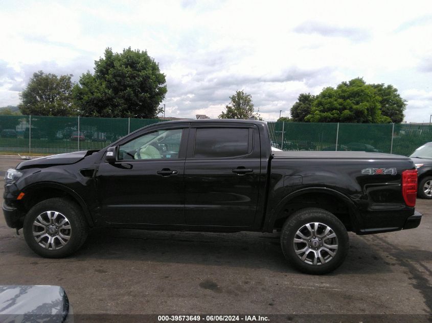 2022 Ford Ranger Lariat VIN: 1FTER4FH6NLD04908 Lot: 39573649