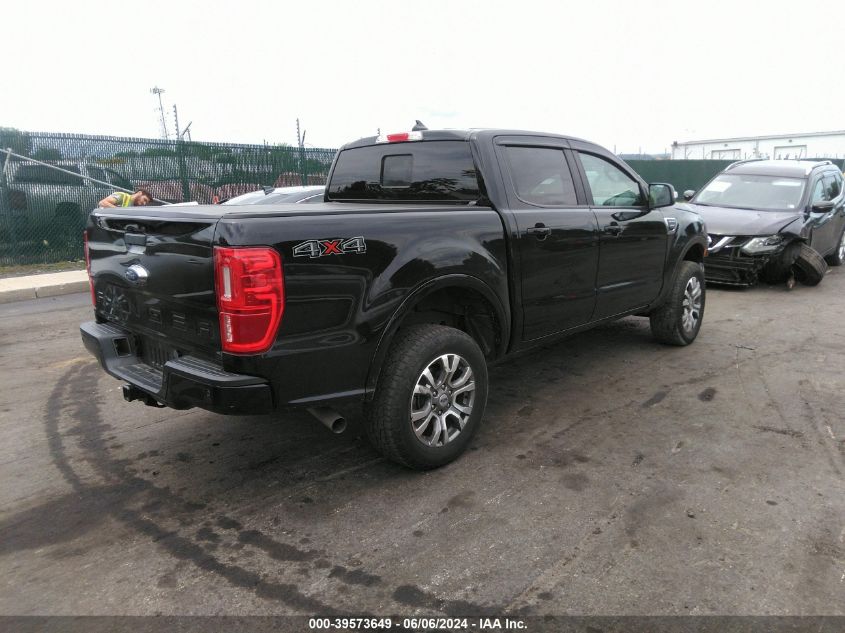 2022 Ford Ranger Lariat VIN: 1FTER4FH6NLD04908 Lot: 39573649