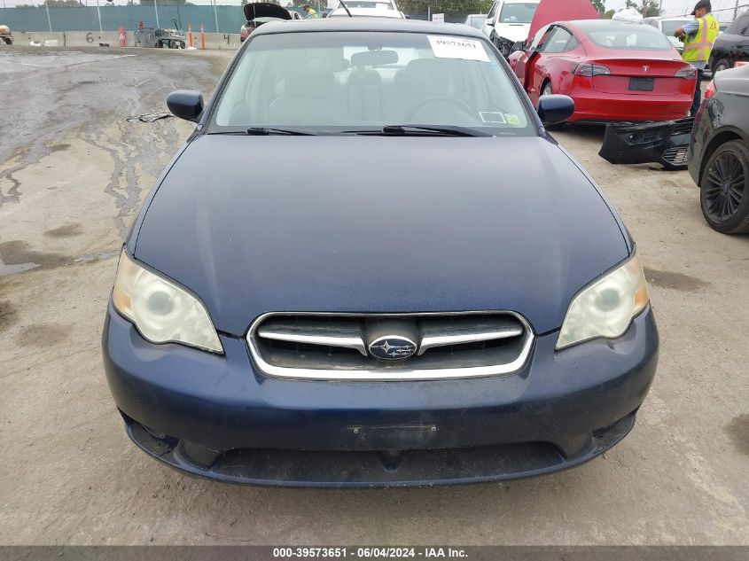 2006 Subaru Legacy 2.5I Limited VIN: 4S3BL626067215835 Lot: 39573651