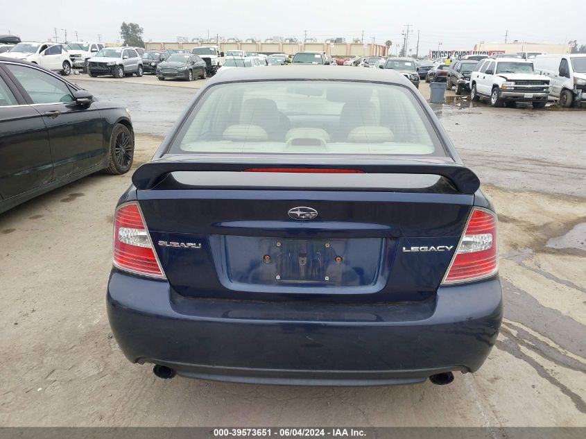 2006 Subaru Legacy 2.5I Limited VIN: 4S3BL626067215835 Lot: 39573651