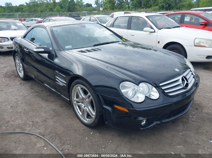 2006 Mercedes-Benz Sl 55 Amg VIN: WDBSK74F66F111876 Lot: 39573654