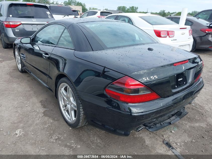 2006 Mercedes-Benz Sl 55 Amg VIN: WDBSK74F66F111876 Lot: 39573654