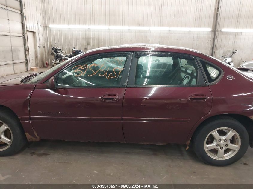 2004 Chevrolet Impala Ls VIN: 2G1WH52K849439403 Lot: 39573657