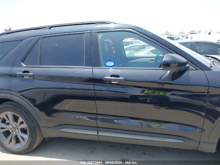 2022 Ford Explorer Xlt VIN: 1FMSK7DH9NGB09112 Lot: 39573684