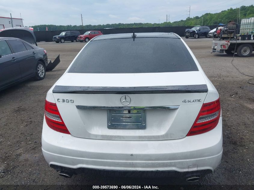 2014 Mercedes-Benz C 300 Luxury 4Matic/Sport 4Matic VIN: WDDGF8AB0EA948143 Lot: 39573690