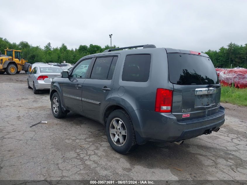 2011 Honda Pilot Touring VIN: 5FNYF4H93BB095489 Lot: 39573691