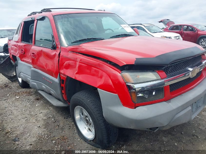 2002 Chevrolet Avalanche 1500 VIN: 3GNEK13T52G223099 Lot: 39573698