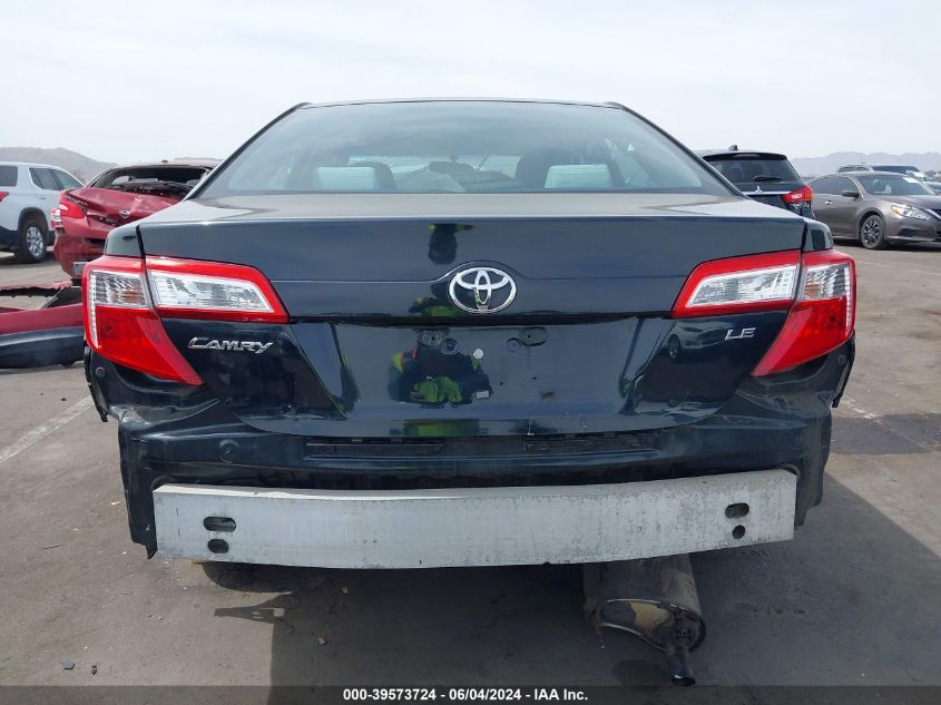 2012 Toyota Camry Le VIN: 4T4BF1FK1CR191349 Lot: 39573724