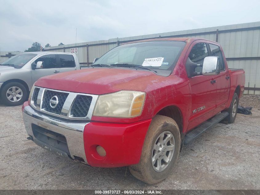 2006 Nissan Titan Le VIN: 1N6BA07B96N557205 Lot: 39573727