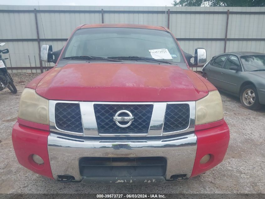 2006 Nissan Titan Le VIN: 1N6BA07B96N557205 Lot: 39573727