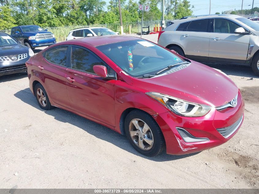 2014 Hyundai Elantra Se VIN: 5NPDH4AE7EH480379 Lot: 39573729