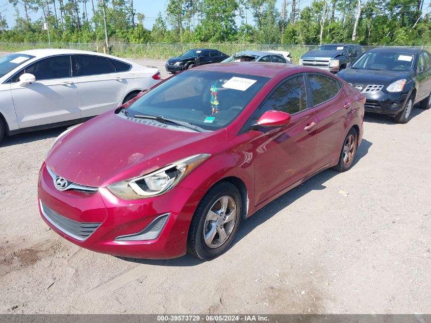 2014 Hyundai Elantra Se VIN: 5NPDH4AE7EH480379 Lot: 39573729