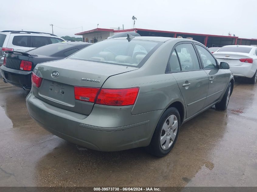 2009 Hyundai Sonata Gls VIN: 5NPET46C39H474899 Lot: 39573730