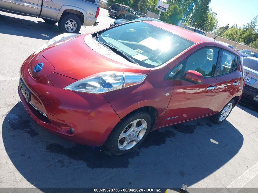 2011 Nissan Leaf Sl VIN: JN1AZ0CP3BT006866 Lot: 39573736