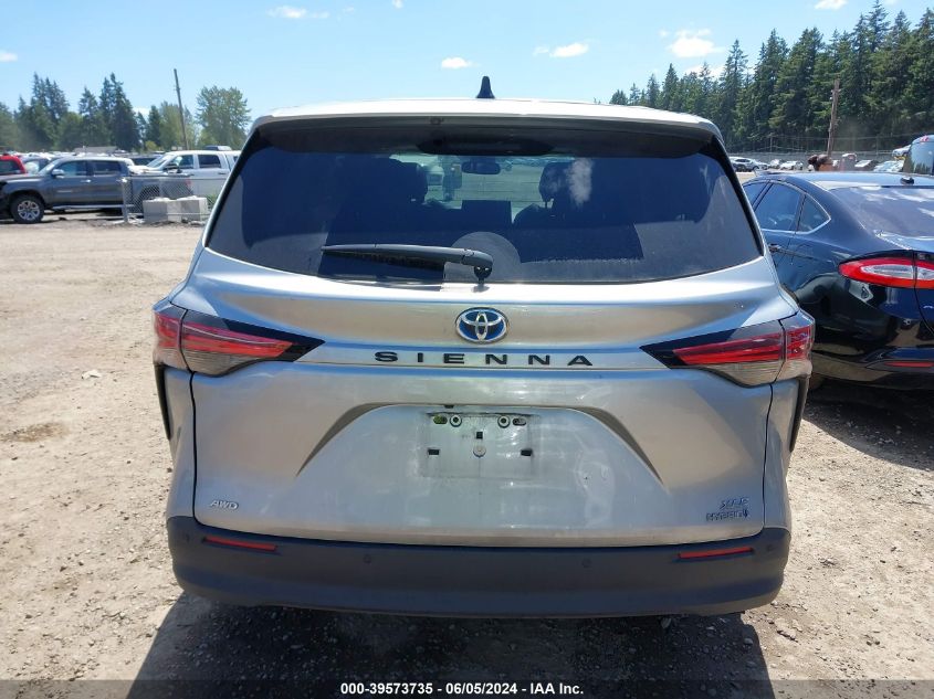 2021 Toyota Sienna Xle VIN: 5TDYSKFC8MS039495 Lot: 39573735