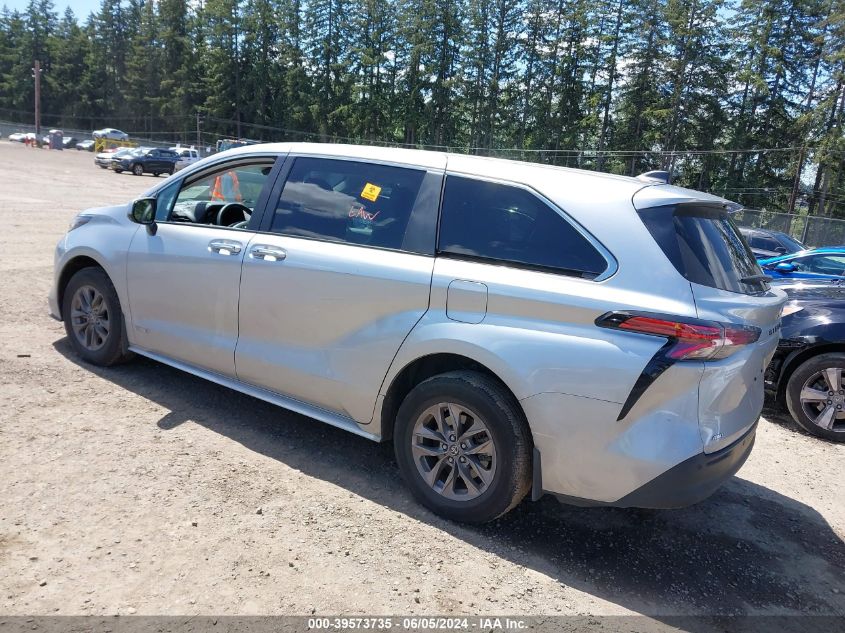 2021 Toyota Sienna Xle VIN: 5TDYSKFC8MS039495 Lot: 39573735