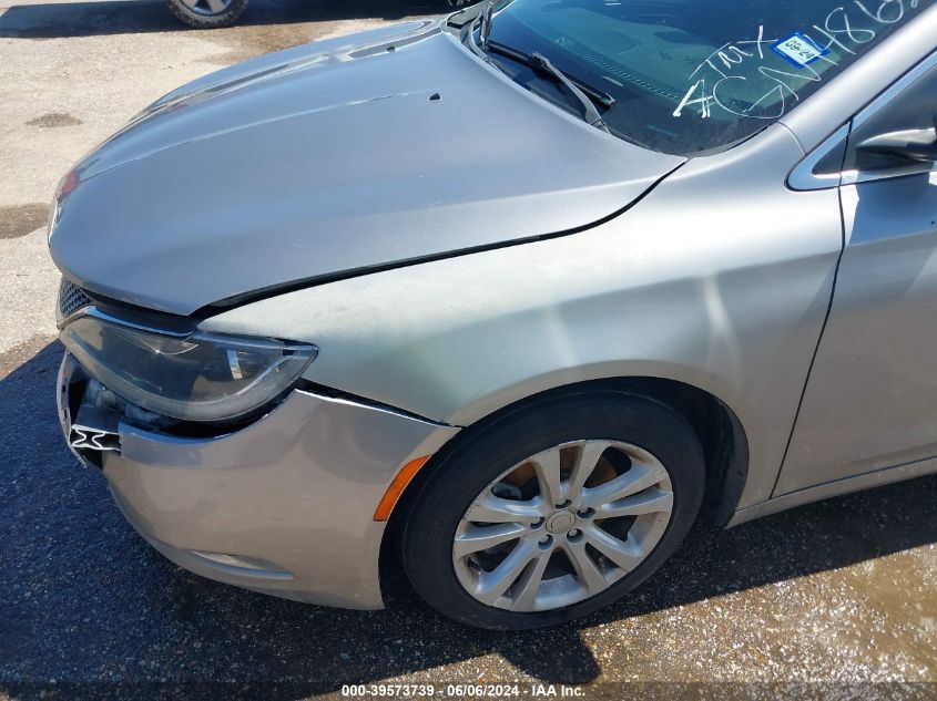 2016 Chrysler 200 Limited VIN: 1C3CCCAB2GN148626 Lot: 39573739