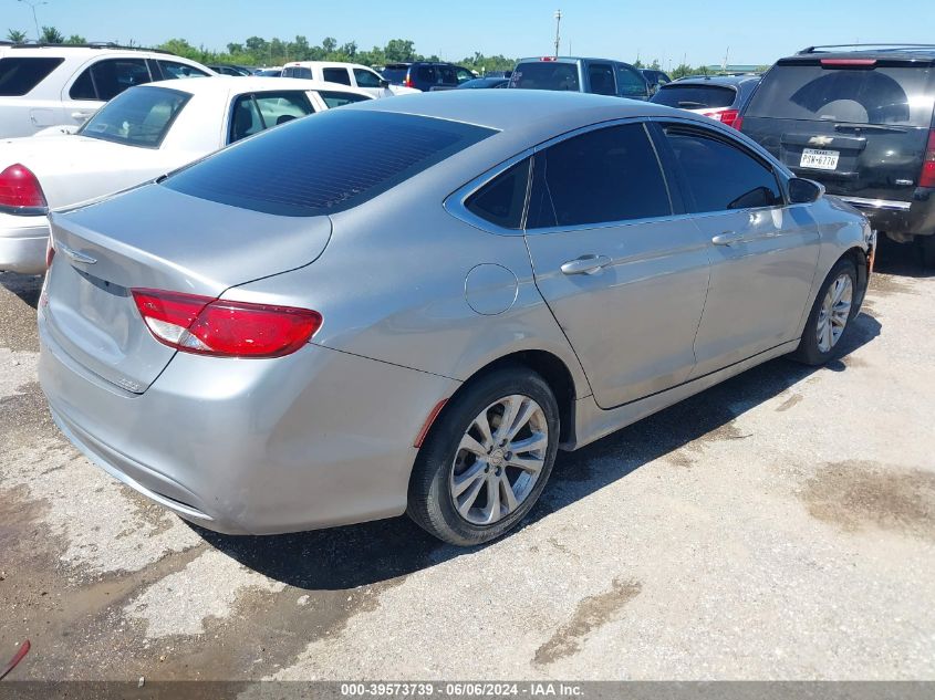 2016 Chrysler 200 Limited VIN: 1C3CCCAB2GN148626 Lot: 39573739