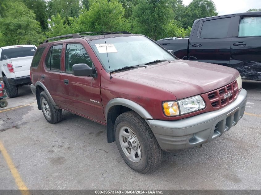 2002 Isuzu Rodeo S 2.2L VIN: 4S2CK58D624342063 Lot: 39573749